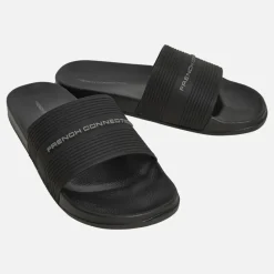 Discount French Connection Herre Strap Sliders Sort