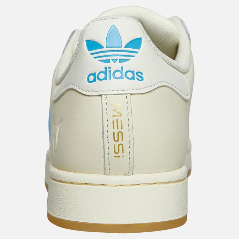 Sale adidas Originals Herre Superstar Messi Træner Cream White/Semi Blue Burst/Gold Metallic