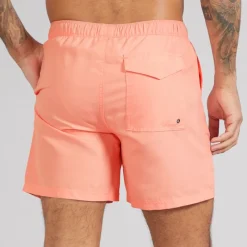 French Connection Herre Svømme Shorts Lyserød Koral