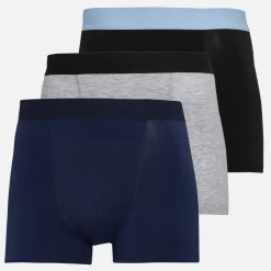Bench Herre Syers tre pak boxers Sort/Grey Marl/Navy