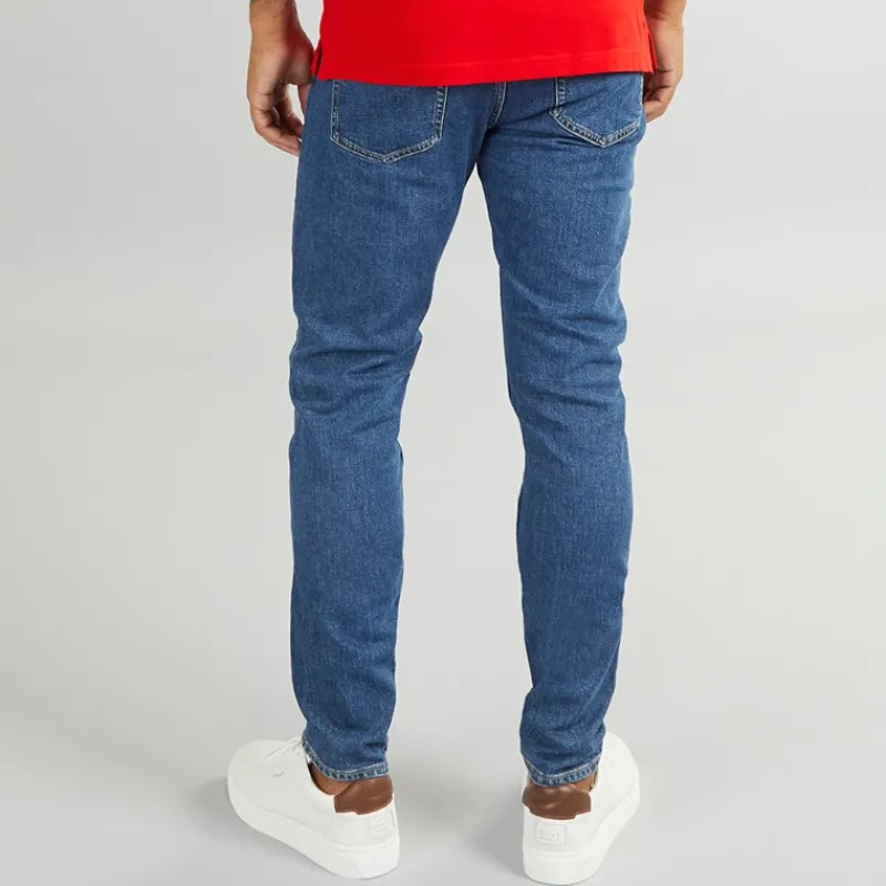 Hot Calvin Klein Jeans Herre Tapered Jeans Denim Mørk