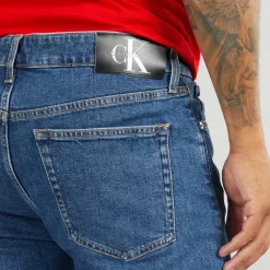 Hot Calvin Klein Jeans Herre Tapered Jeans Denim Mørk