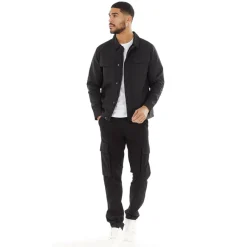 Sale French Connection Herre Teknisk Overshirt Sort