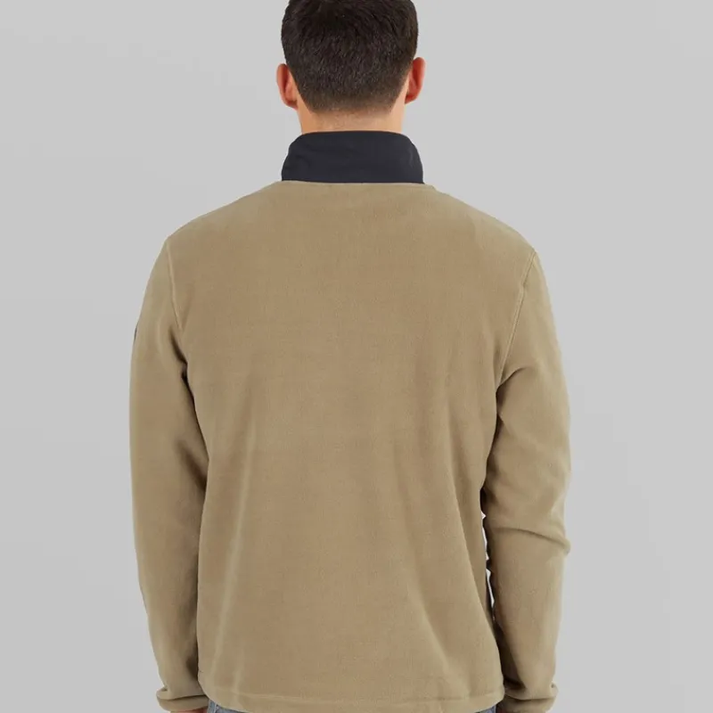 Napapijri Herre Tev Polar 1/2 Zip Sweatshirt Fallen Rock beige