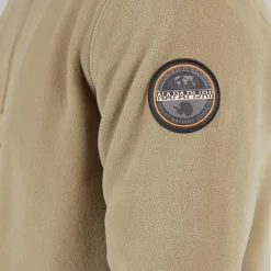 Napapijri Herre Tev Polar 1/2 Zip Sweatshirt Fallen Rock beige