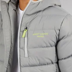 Outlet Avant Garde Herre Thor Puffer Jakke Slate Grå