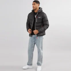 Discount Avant Garde Herre Thor Puffer Jakke Sort