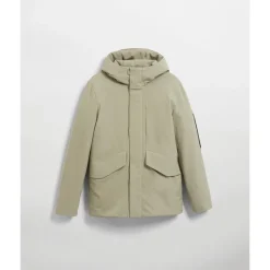 Clearance Elvine Herre Tiam Jakke Hvid Te Off-white