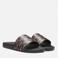 New HUGO Herre Timeain Slippers Sort