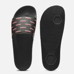 New HUGO Herre Timeain Slippers Sort