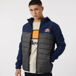 Hot Ellesse Herre Timmari Hybrid Lette jakker Flade Marineblå
