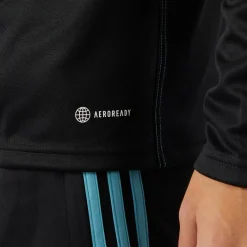 Outlet adidas Herre Tiro 23 Club 1/4 Zip Træningstop /Preloved Blå Sort