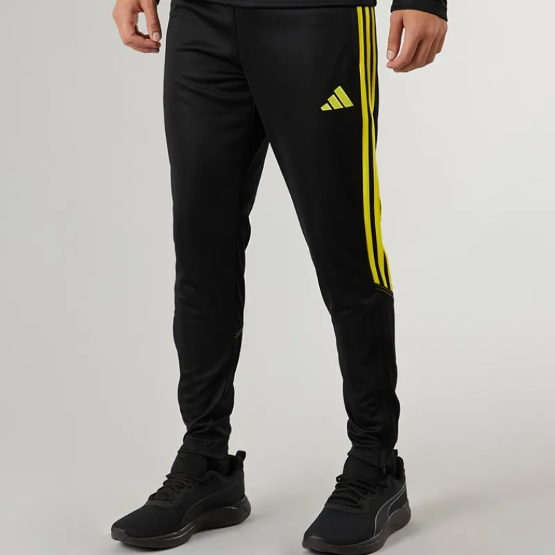 New adidas Herre Tiro 23 Club træningsbukser /Bright Yellow Sort
