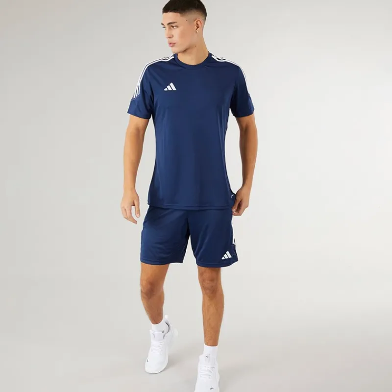 Sale adidas Herre Tiro 23 Club Træningsshorts Team Navy Blå 2/Hvid Marineblå
