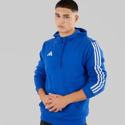 Hot adidas Herre Tiro 23 League Pullover Sweat Hættetrøje Team Royal Blue Blå
