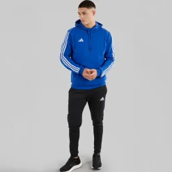 Hot adidas Herre Tiro 23 League Pullover Sweat Hættetrøje Team Royal Blue Blå