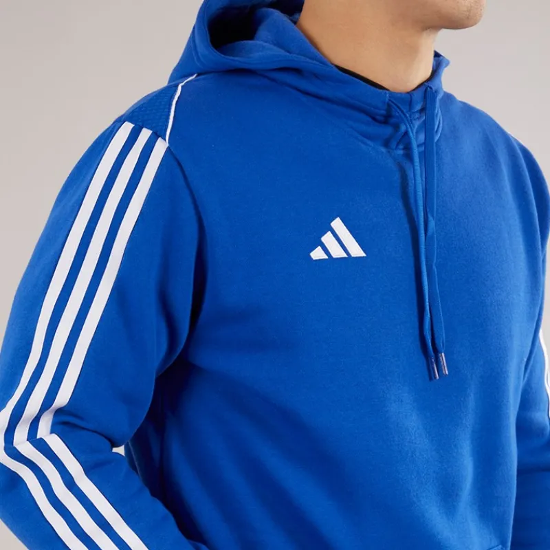 Hot adidas Herre Tiro 23 League Pullover Sweat Hættetrøje Team Royal Blue Blå