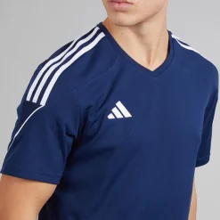 New adidas Herre Tiro 23 League T-shirt Team Navy Blue/Hvid