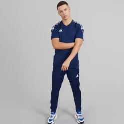New adidas Herre Tiro 23 League T-shirt Team Navy Blue/Hvid
