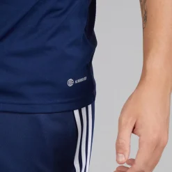 New adidas Herre Tiro 23 League T-shirt Team Navy Blue/Hvid