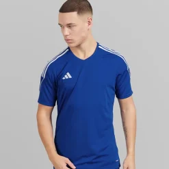 New adidas Herre Tiro 23 League T-shirt Team Royal Blue/​Hvid