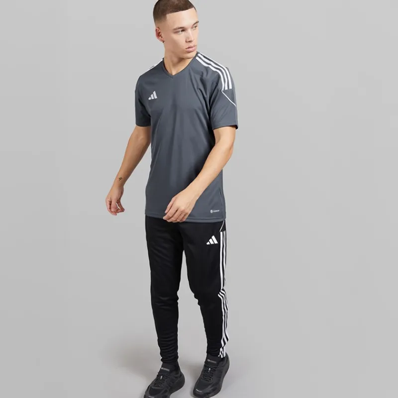 Hot adidas Herre Tiro 23 League T-shirt Team Onix/Hvid