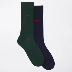 Sale HUGO Herre to par sokker Dark Green
