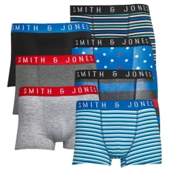 Discount Smith And Jones Herre Tolum 7-pak Bokse Shorts Assorteret