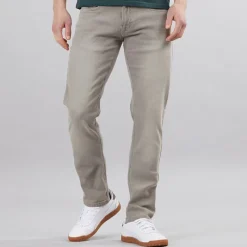 Hot Indicode Herre Tony Jeans Regular Fit Grå Lysegrå