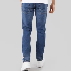 Discount Indicode Herre Tony Regular Fit Jeans Medium Indigo Mellemblå
