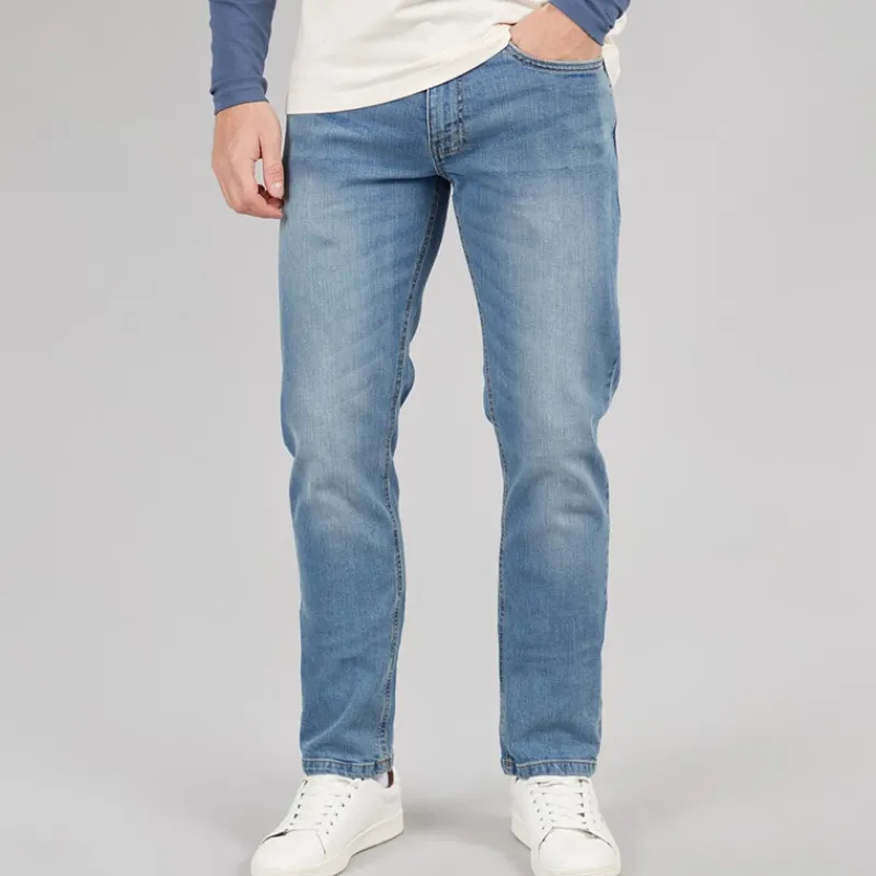 Best Indicode Herre Tony Regular Fit Jeans Space Blue Blå