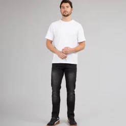 Clearance Indicode Herre Tony Regular Fit Jeans Sort