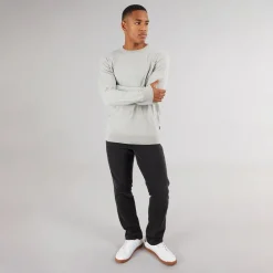 Sale Indicode Herre Townsend Jumper Lys Grå Melange