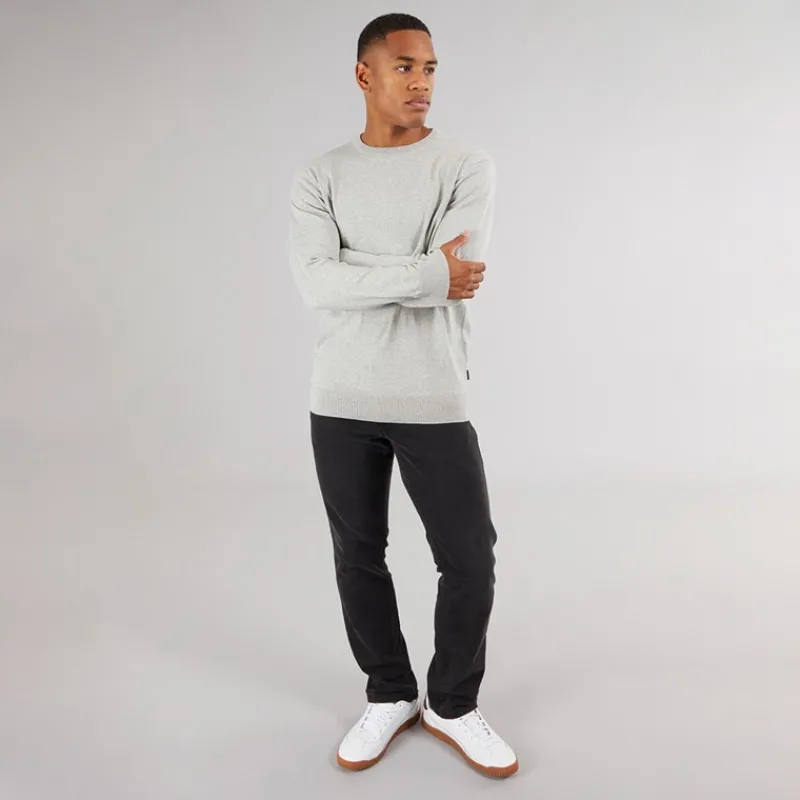 Sale Indicode Herre Townsend Jumper Lys Grå Melange