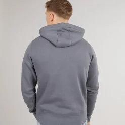 Hot Bench Herre Trassi Hættetrøje Steel Grey Grå
