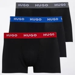 Best HUGO Herre tre pak bokser multifarvet Open Miscellaneous Flerfarvet