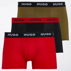 Sale HUGO Herre tre pak bokser multifarvet Open Miscellaneous Flerfarvet
