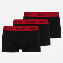 HUGO Herre tre pak bokser Sort