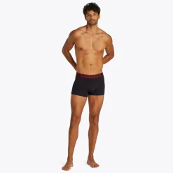 Clearance Tommy Hilfiger Herre Tre Pak Underbukser Poppy Pink /​ Medium Rød /​ Deep Rouge