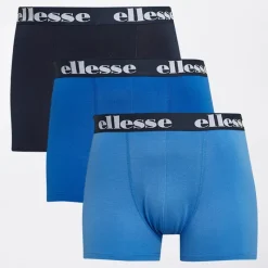 Sale Ellesse Herre Tre Pak Underbukser Marineblå /​ Blå Marineblå