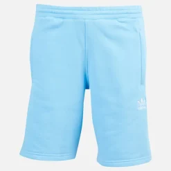 Discount adidas Originals Herre Trefoil Essentials Shorts Semi Blue Burst