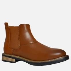 Clearance Ben Sherman Herre Tribute Chelsea Støvler Ny Tan Burnish Brun
