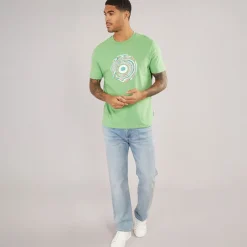 Online Ben Sherman Herre Trippy Target T-shirts Grøn