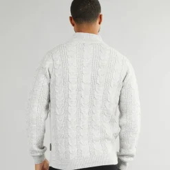 Discount French Connection Herre Trøjer beige Ecrufarvet Mergel