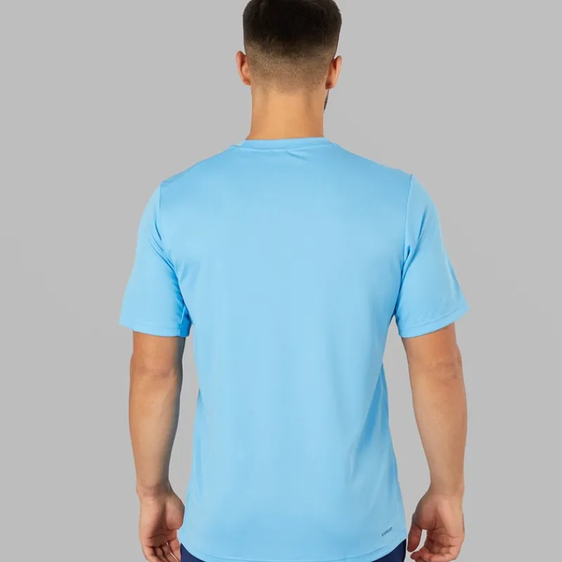 Sale adidas Herre Træn Essentiel Basis T-shirt Semi Blue Burst/Sort