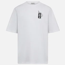 Discount Resteröds Herre T-shirt med print Hvid