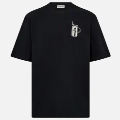 Resteröds Herre T-shirt med print Sort