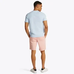 Hot Tommy Hilfiger Herre T-shirt med tekstur slub breezy blå