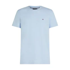 Hot Tommy Hilfiger Herre T-shirt med tekstur slub breezy blå