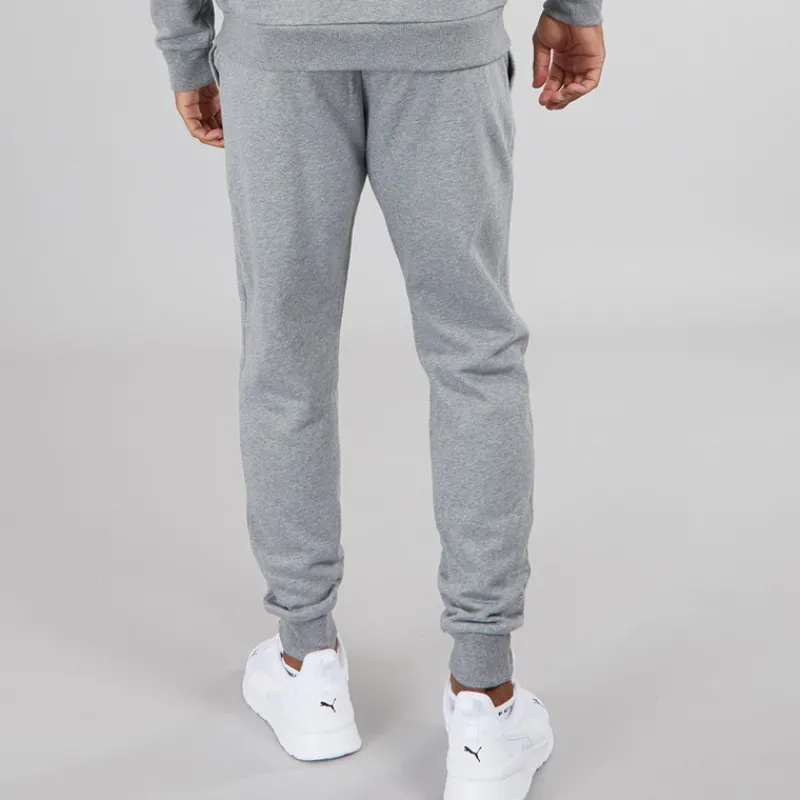Best Under Armour Herre UA Rival Fleece Joggingbukser Castlerock Lys Heather/Hvid